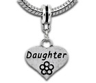 EB469 Daughter dangle bead - fits European bead bracelets